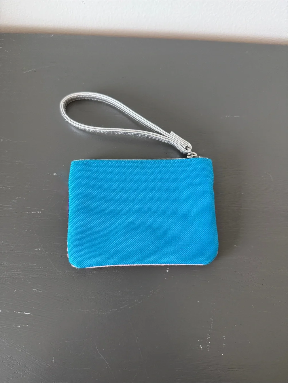Justice Sequin Initial 'H' Wristlet